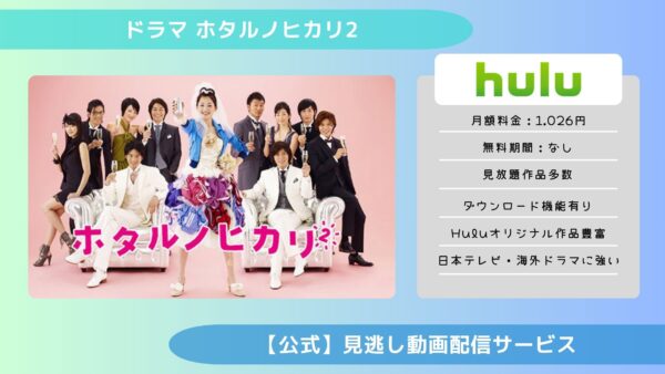 ドラマ ホタルノヒカリ2配信hulu無料視聴