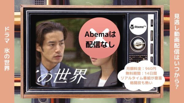 ドラマ氷の世界Abema 無料視聴