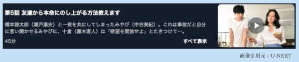 ドラマ私 結婚できないんじゃなくて､しないんです U-NEXT 無料視聴