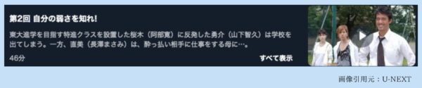 ドラマドラゴン桜1 U-NEXT 無料視聴