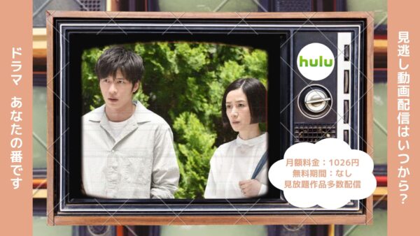 ドラマ　あなたの番です配信Hulu無料視聴