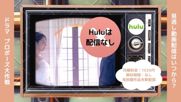 ドラマ　プロポーズ大作戦配信Hulu無料視聴