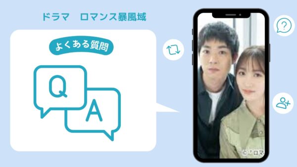 ドラマロマンス暴風域配信よくある質問