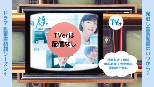 ドラマ監察医朝顔シーズン1TVer 無料視聴