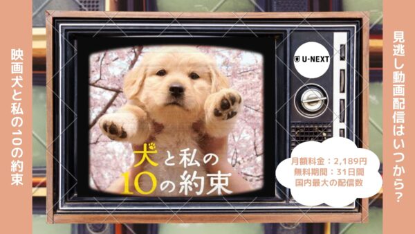 映画　犬と私の10の約束配信U-NEXT無料視聴