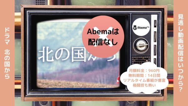 ドラマ北の国から配信Abema無料視聴