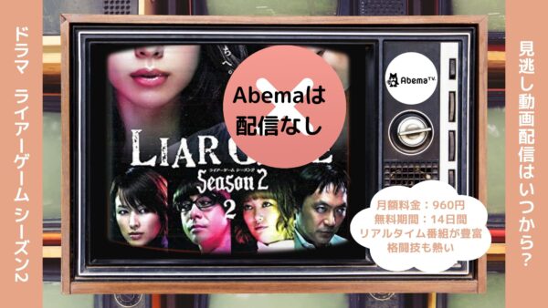ドラマライアーゲーム シーズン2配信Abema無料視聴