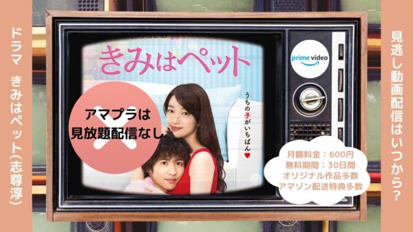 ドラマきみはペット（志尊淳）配信アマプラ無料視聴