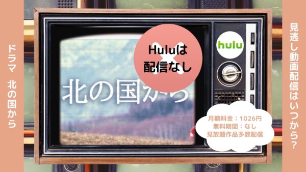ドラマ北の国から配信Hulu無料視聴
