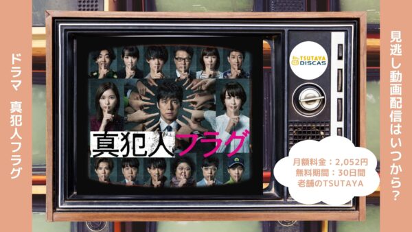 ドラマ真犯人フラグ配信TSUTAYADISCAS無料視聴